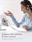 CM0011 USB Type C 3.5mm Female Headphone Jack Adapter, JSAUX USB C To Aux Audio Dongle Cable Cord-Grey-3m