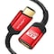 HDMI Male To HDMI Female Extension High Speed 4K@60Hz Adapter Durable Nylon Braided , 3.3FT Black &amp; Red