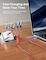 كابل USB C للشحن السريع بطول 2 متر وقدرة 60 وات من جي سوكس شاحن منفذ إلى بشدة تيار 3.1 امبير سلك شحن بمنفذ نوع متوافق مع سامسونج جالاكسي واي باد برو - اير ميني وماك بوك