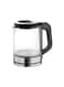 RAF Electric Glass Kettle, 1.8 Liters, 1350 Watts, Silver - R.7941