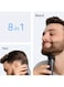 مجموعة براون المتكاملة للعناية الشخصية 8 في 1، سلسلة 3، شفرة فائقة الحدة، 14 طولًا، AIO3540 أسود معدني