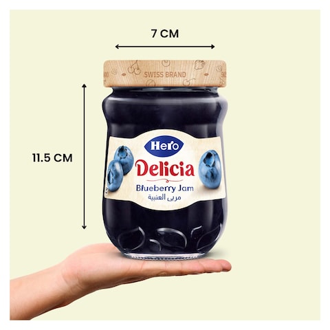 Hero Delicia Blueberry Jam - 350 gm