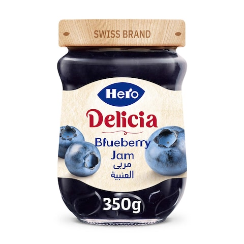 Hero Delicia Blueberry Jam - 350 gm