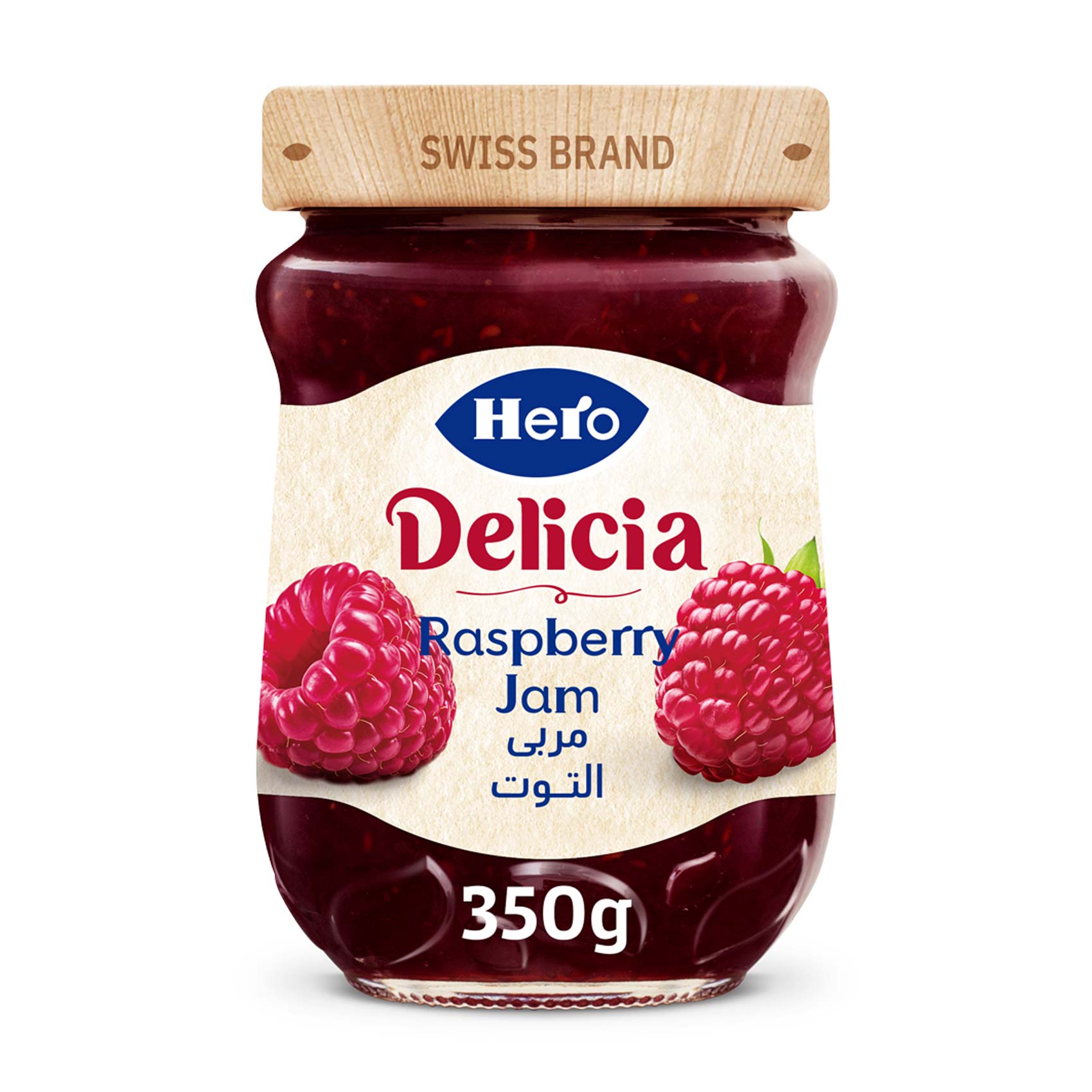 Jam Rasbid Buy Hero Delicia Raspberry Jam - 350 gm Online | Carrefour Egypt