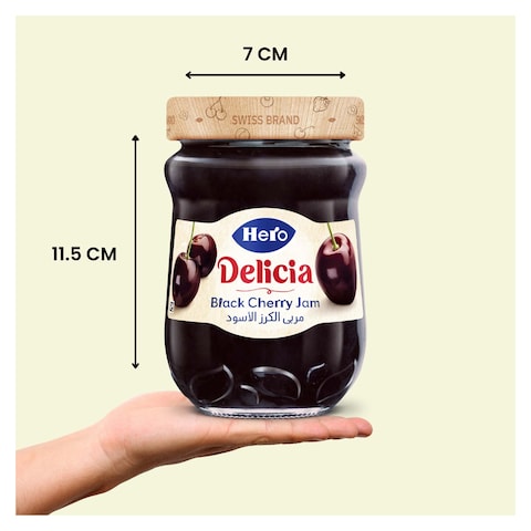 Hero Delicia Black Cherry Jam - 350 gm