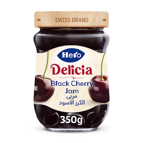 Hero Delicia Black Cherry Jam - 350 gm