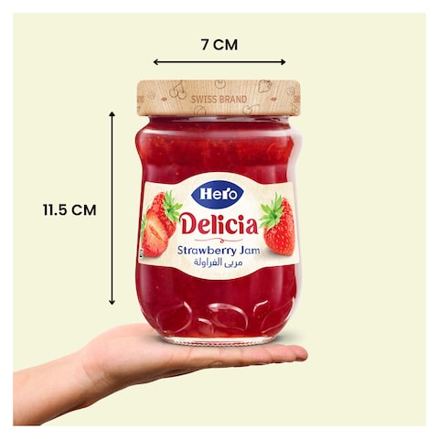 Hero Delicia Strawberry Jam - 350 gm