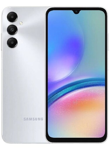 سامسونج جالاكسي A05S ثنائي الشريحة، فضي، 6 جيجابايت رام، 128 جيجابايت، 4G LTE - إصدار الشرق الأوسط