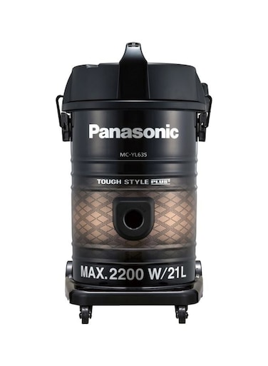 Panasonic Tough Style Vacuum Cleaner 21 L 2200 W MCYL635 Black/Brown