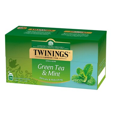 Twinings Green Tea And Mint 25 Bag