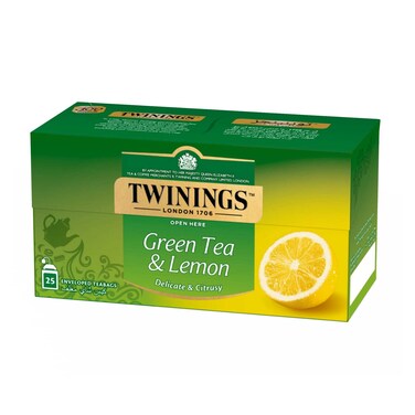 Twinings Green Tea And Lemon 25 Bag