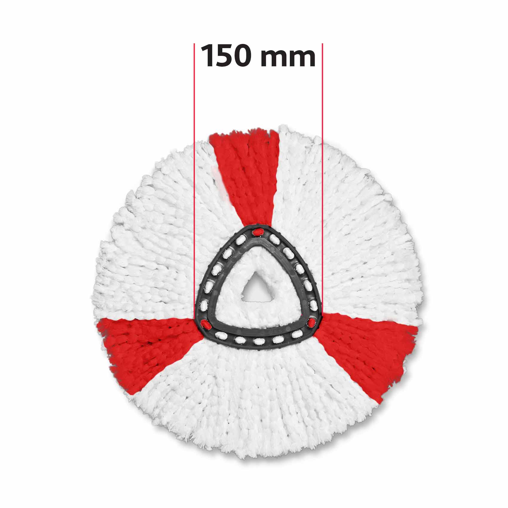 Vileda Turbo 2in1 mop refill – suitable for all hard floor surfaces product thumbnail 2