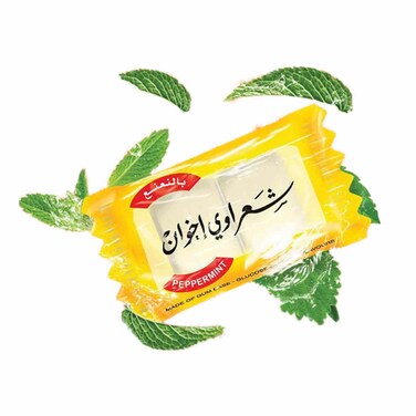 شعراوي إخوان علكة بنكهة النعنع القوي 100 حبة