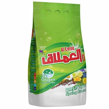 العملاق إكو كلين مسحوق غسيل نسيم الربيع 3 كغم