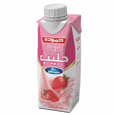 حموده حليب بنكهة الفراولة 250مل 