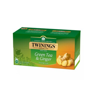 Twinings Green Tea And Ginger 25 Bag
