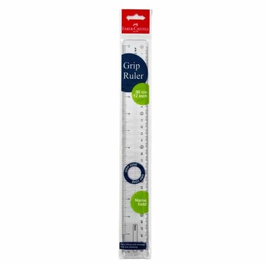 Faber-Castell Plastic Ruler 30 Cm