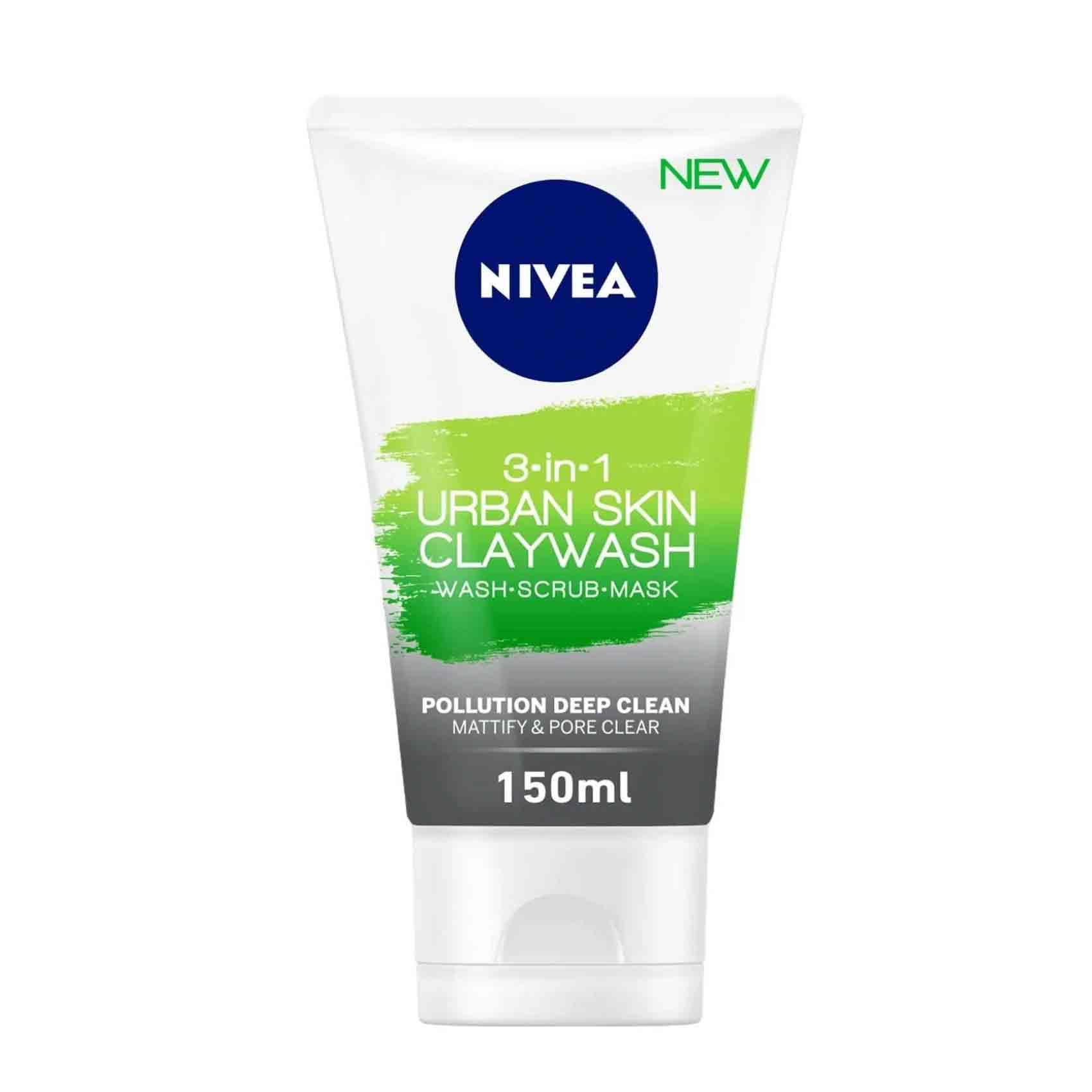 Nivea Urban Skin Clay Wash 150 Ml