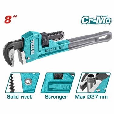 Total Pipe Wrench 8 Inch