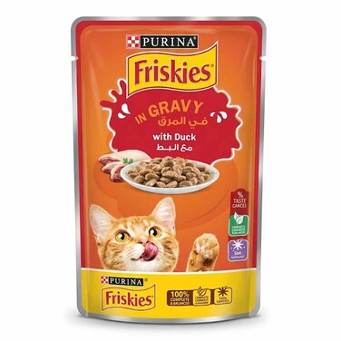 Friskies Cat Food Duck Pouch 85 Gram