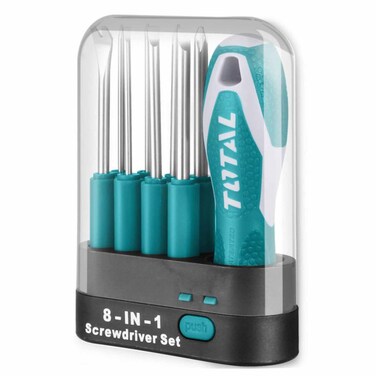 TOTAL SCREWDRIVER INTERCHANGE 9PC