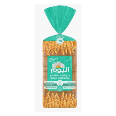 اليوم خبز توست أسمر 600 غرام