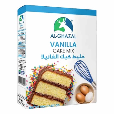 الغزال خليط كيك الفانيلا 500 غرام
