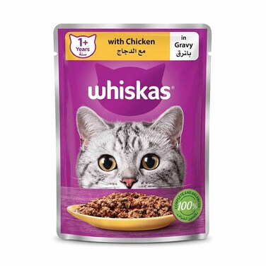 Whiskas Cat Food Chicken In Gravy 85 Gram