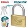 TOTAL BRASS PADLOCK 60MM