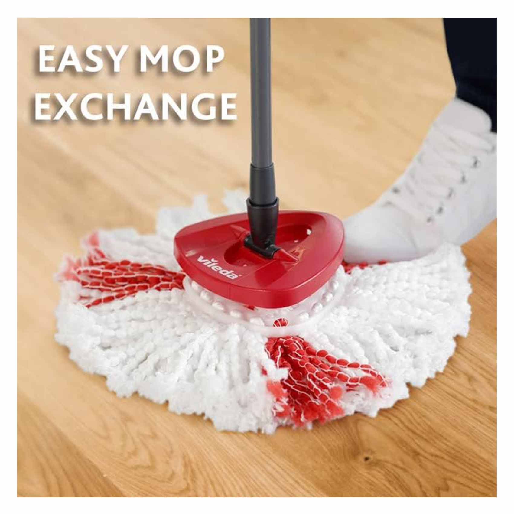 Vileda Easy Wring & Clean Turbo Rotating Mop Bucket Set with Foot Pedal product thumbnail 5