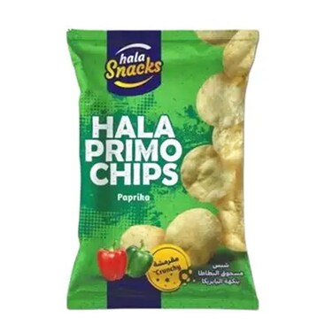 هلا شيبس بريمو بنكهة البابريكا 50 غرام