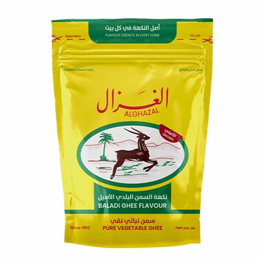 Al Ghazal Pure Vegetable Ghee With Original Local Flavor 350 Gram