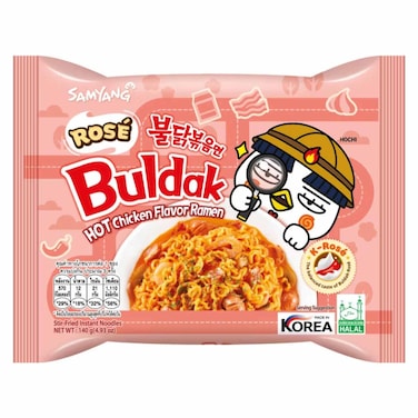 Samyang Noodles Rose Buldak Hot Chicken 140 Gram