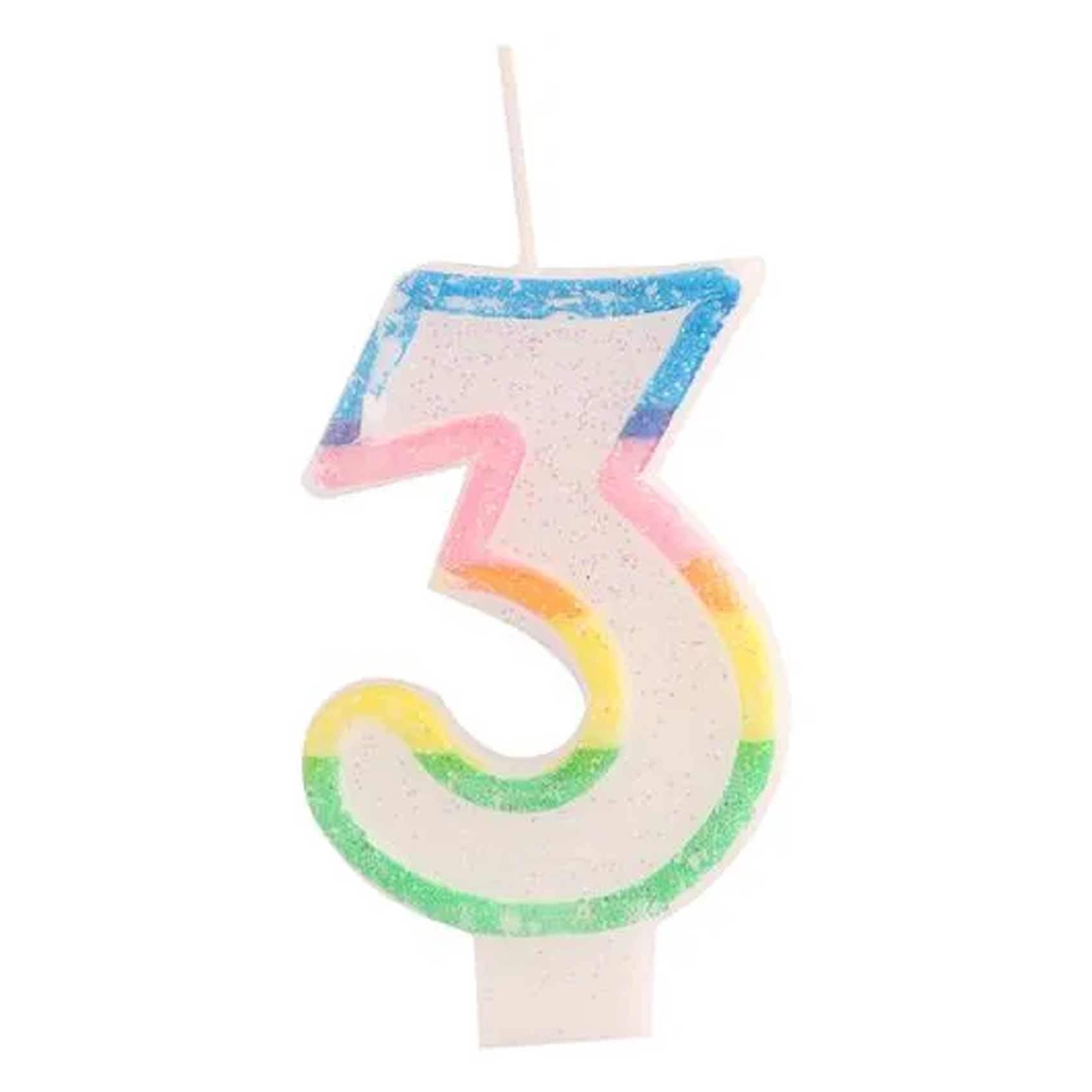 Candle Birthday Number 3