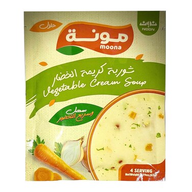 نون مونة شوربة كريمة الخضار 65 غرام