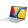اسوس لابتوب موديل فيفو بوك انتل كور i5-1335U رام 8 جيجابايت هارديسك 512 جيجابايت قياس 15.6 انش لون فضي