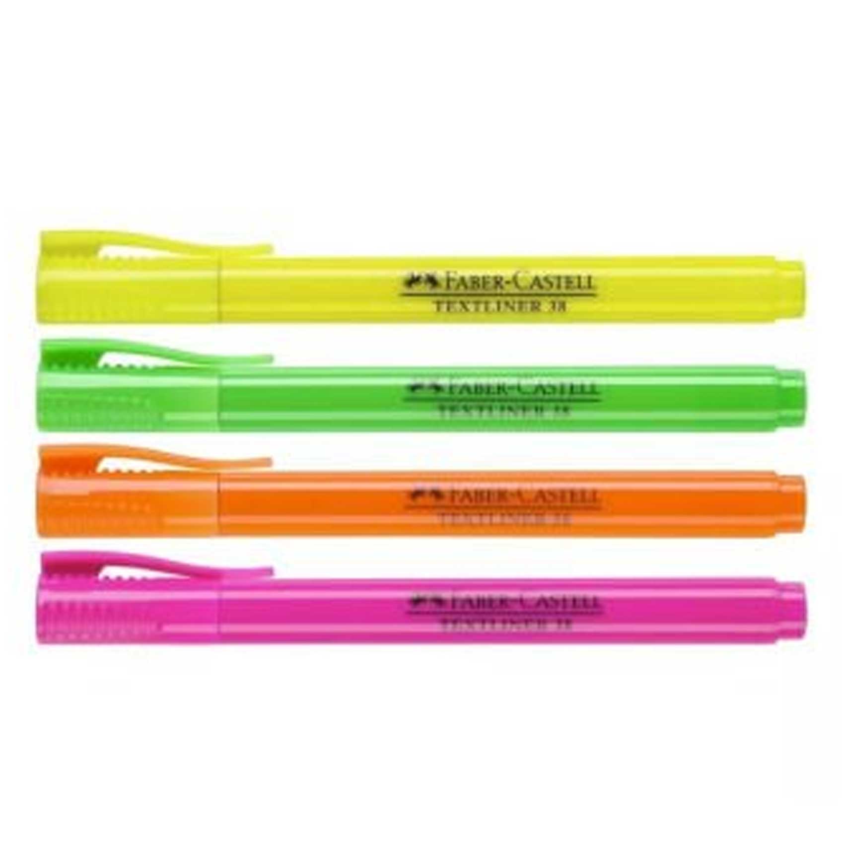 Faber-Castell Textliner 38 Assorted Hanging Sleeve Box 4 Pieces product thumbnail 2