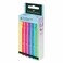 Faber-Castell Textliner 38 Pastel Assorted Hanging Sleeve Box 6 Pieces