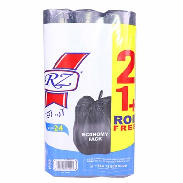 أر زي أكياس قمامة قياس 70x90 سم 3 رول