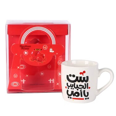 الفراشة كوب زجاجي مع علبة