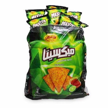 ميكسيتا تورتيلا شيبس حلو و حامض 16 غرام عدد 22