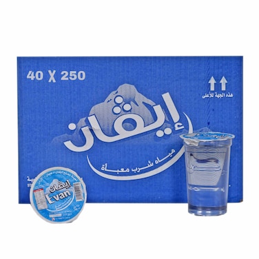 ايفان مياه شرب 250 مل عدد 40
