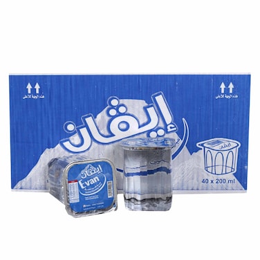 ايفان مياه شرب كاسات 200 مل عدد 40