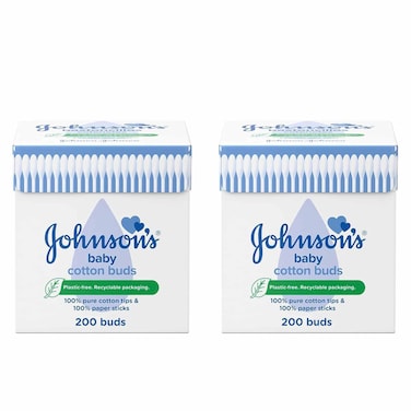 Johnson's Cotton Buds 200 Bud 2 Pieces