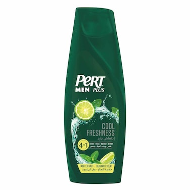 Pert Plus Men Shampoo 4In1 Mint Extract And Bergamot Scent 360Ml