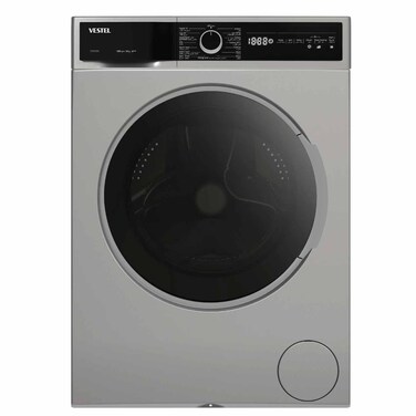 فيستل غسالة موديل WB1214T3DXS-JO سعة 8 كغم لون فضي