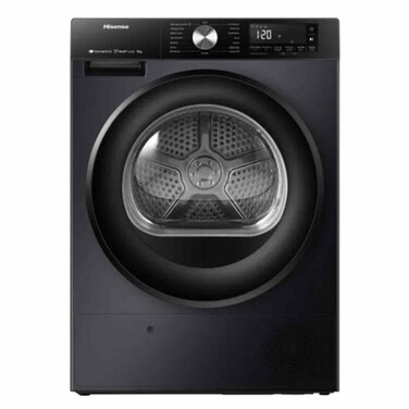 هايسنس DH3S902BT  مجفف ملابس  سعة 9 كغم توفير A+++ لون رمادي
