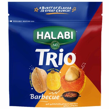حلبي تريو مكس فول سوداني بالباربيكيو 150 غرام