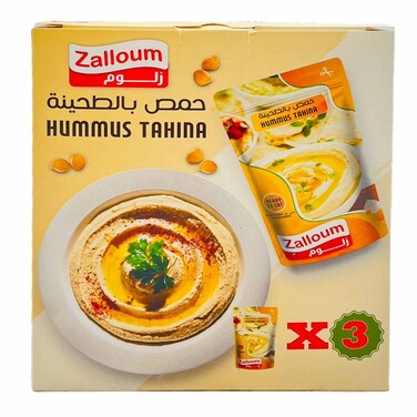 زلوم حمص بالطحينية 135 غرام عدد 3