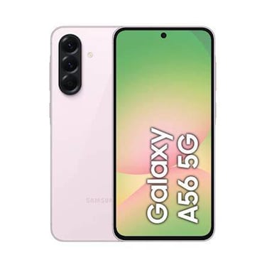 سامسونج جالكسي A56 سمارت فون 5G رام 8 جيجا 256 جيجابايت لون وردي فاتح